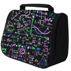 Math Linear Mathematics Education Circle Background Full Print Travel Pouch (big) by Apen