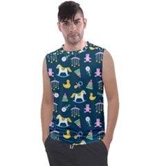 Cute Babies Toys Seamless Pattern Men s Regular Tank Top by Apen