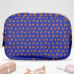 Cute Sketchy Monsters Motif Pattern Make Up Pouch (small) by dflcprintsclothing