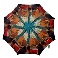 London England Bridge Europe Buildings Architecture Vintage Retro Town City Hook Handle Umbrellas (medium) by Maspions