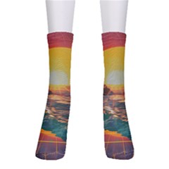 Pretty Art Nice Crew Socks by Maspions