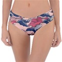 Waves Ocean Sea Water Pattern Rough Seas Digital Art Nature Nautical Reversible Classic Bikini Bottoms View3