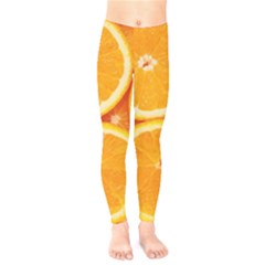 Oranges Textures, Close-up, Tropical Fruits, Citrus Fruits, Fruits Kids  Classic Winter Leggings by nateshop