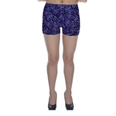 Enigmatic Plum Mosaic Skinny Shorts by dflcprintsclothing