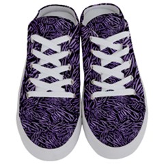 Enigmatic Plum Mosaic Half Slippers by dflcprintsclothing