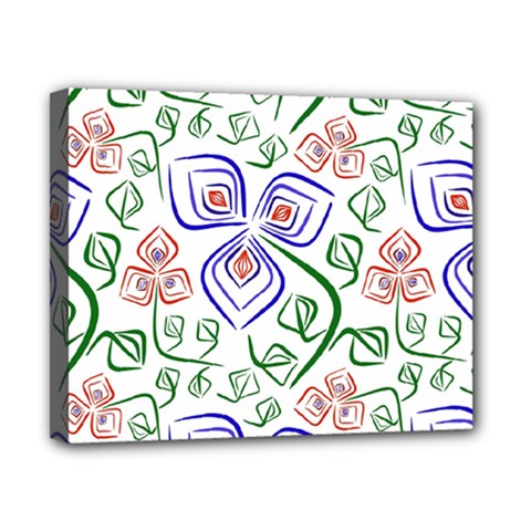Bloom Nature Plant Pattern Canvas 10  X 8  (stretched) by Maspions
