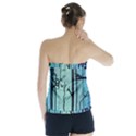 Nature Outdoors Night Trees Scene Forest Woods Light Moonlight Wilderness Stars Strapless Top View2