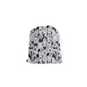 Seamless Pattern With Black White Doodle Dogs Drawstring Pouch (XS) View1