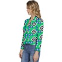 Beauitiful Geometry Women s Long Sleeve Revers Collar Cropped Jacket View2