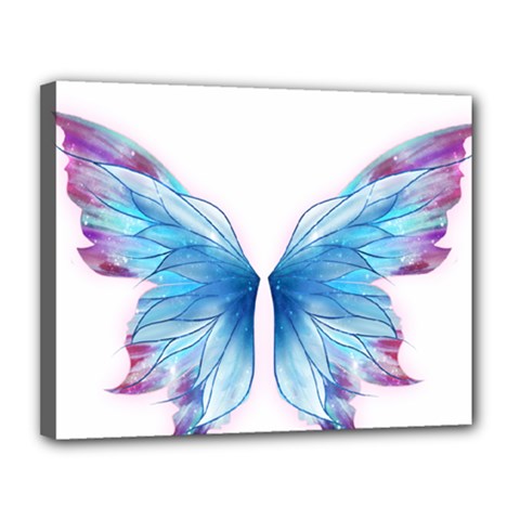 Butterfly-drawing-art-fairytale  Canvas 14  X 11  (stretched) by saad11