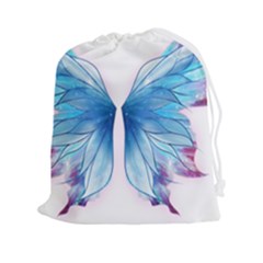 Butterfly-drawing-art-fairytale  Drawstring Pouch (2xl) by saad11