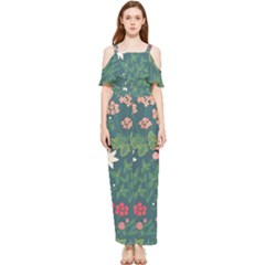 Spring Design  Draped Sleeveless Chiffon Jumpsuit by AlexandrouPrints