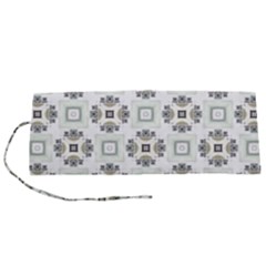 Background Pattern Retro Vintage Roll Up Canvas Pencil Holder (s) by Maspions