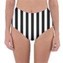 Stripes Geometric Pattern Digital Art Art Abstract Abstract Art Reversible High-Waist Bikini Bottoms View3