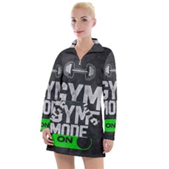Gym Mode Women s Long Sleeve Casual Dress by Store67