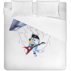 Bluey, Bluey Dad, Bluey Kids, Duvet Cover Double Side (king Size) by avitendut