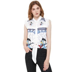 Bluey, Bluey Dad, Bluey Kids, Frill Detail Shirt by avitendut