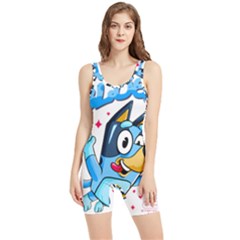 Super Bluey Women s Wrestling Singlet by avitendut