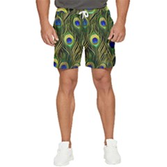Peacock Pattern Men s Runner Shorts by Maspions