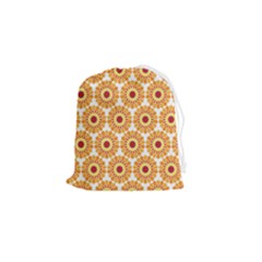 Pattern Shape Design Art Drawing Drawstring Pouch (small) by Maspions