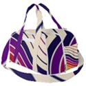 Angles Design Pattern Retro Burner Gym Duffle Bag View2