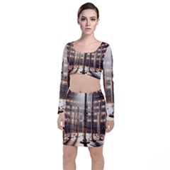 Standing Flutes Top And Skirt Sets by RiverRootsReggae