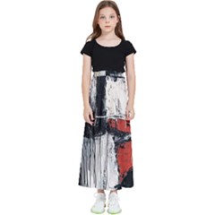 Abstract  Kids  Flared Maxi Skirt by Sobalvarro