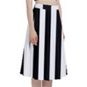 Stripes Geometric Pattern Digital Art Art Abstract Abstract Art A-Line Full Circle Midi Skirt With Pocket View3