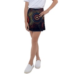 Abstract Geometric Pattern Kids  Tennis Skirt by Ndabl3x