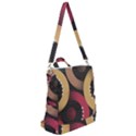 Circle Colorful Shine Line Pattern Geometric Crossbody Backpack View2