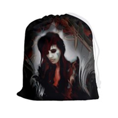 Melancholy Autumn Drawstring Pouch (2xl) by MRNStudios