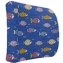 Sea Fish Blue Submarine Animals Patteen Back Support Cushion View2