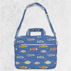 Sea Fish Blue Submarine Animals Patteen Macbook Pro 13  Shoulder Laptop Bag  by Maspions