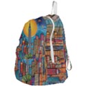 City New York Nyc Skyscraper Skyline Downtown Night Business Urban Travel Landmark Building Architec Foldable Lightweight Backpack View4
