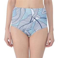 Tropical Flower Seamless Pattern Classic High-waist Bikini Bottoms by Ket1n9