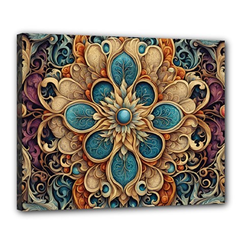 Pattern 1 Canvas 20  X 16  (stretched) by 2607694