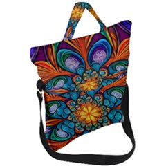 Pattern 2 Fold Over Handle Tote Bag by 2607694