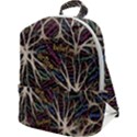 Mental Human Experience Mindset Pattern Zip Up Backpack View1