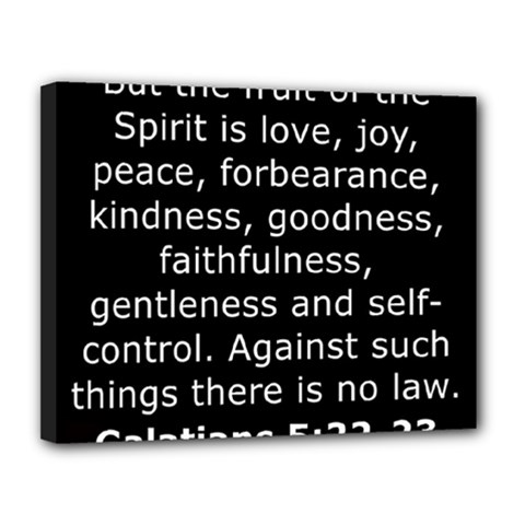 Galatians 5 Canvas 14  X 11  (stretched) by RiverRootz