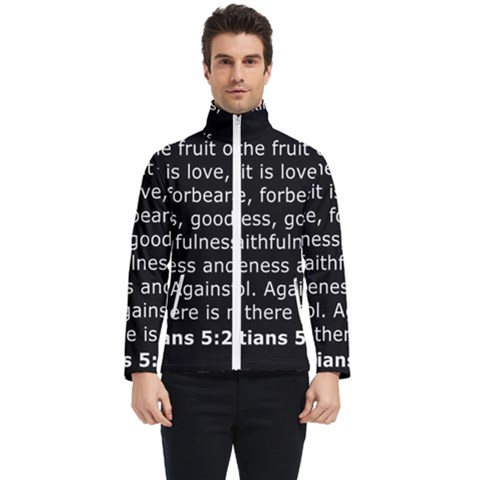 Galatians 5 Men s Bomber Jacket by RiverRootz