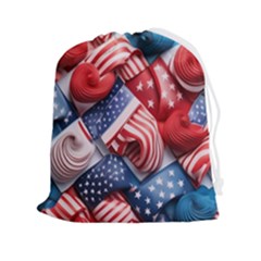 Us Presidential Election Colorful Vibrant Pattern Design  Drawstring Pouch (2xl) by dflcprintsclothing