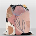 Abstract Boho Bohemian Style Retro Vintage Drawstring Bag (Small) View2