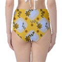 Art Pattern Design Background Classic High-Waist Bikini Bottoms View2