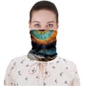 Eye Bird Feathers Vibrant Face Covering Bandana (Adult) View1