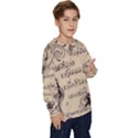 Musical Swirls Ladies Kids  Crewneck Sweatshirt View3