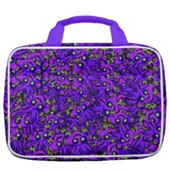 Ugly Funny Monster Bird Illustration Motif Random Pattern Bk Travel Toiletry Bag With Hanging Hook by dflcprintsclothing