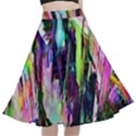 In Orbit Prismatic A-Line Full Circle Midi Skirt With Pocket View1
