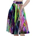 In Orbit Prismatic A-Line Full Circle Midi Skirt With Pocket View2