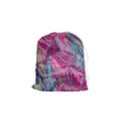 Fuchsia waves Drawstring Pouch (Small) View1