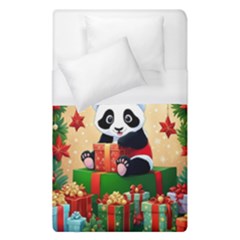 Schwarz Pandaweihnachten300dpi Duvet Cover (single Size) by 2607694b